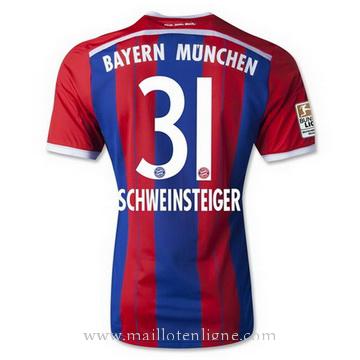 Maillot Bayern Munich SCHWEINSTEI Domicile 2014 2015